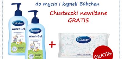 Promocja Bübchen- przy zakupie 2 płynów chusteczki GRATIS!