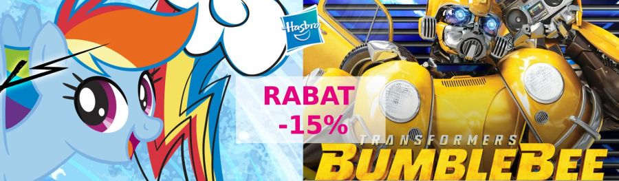 Rabat -15% na wszystkie produkty HASBRO
