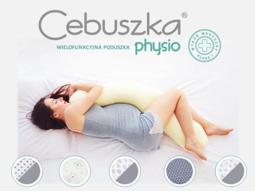 Cebuszka® Wielofunkcyjna poduszka PHYSIO-  komfort, wsparcie i harmonia