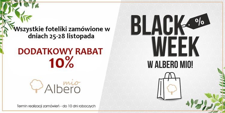 Wszystkie foteliki Albero Mio z dodatkowym rabatem -10%