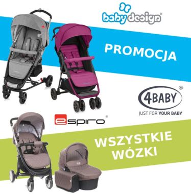 Promocja wózków 4baby, Babydesign, Espiro