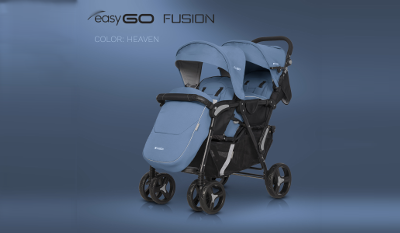 Wózek dla dwójki dzieci FUSION marki EASYGO – wózek dla bliźniąt lub dzieci rok po roku