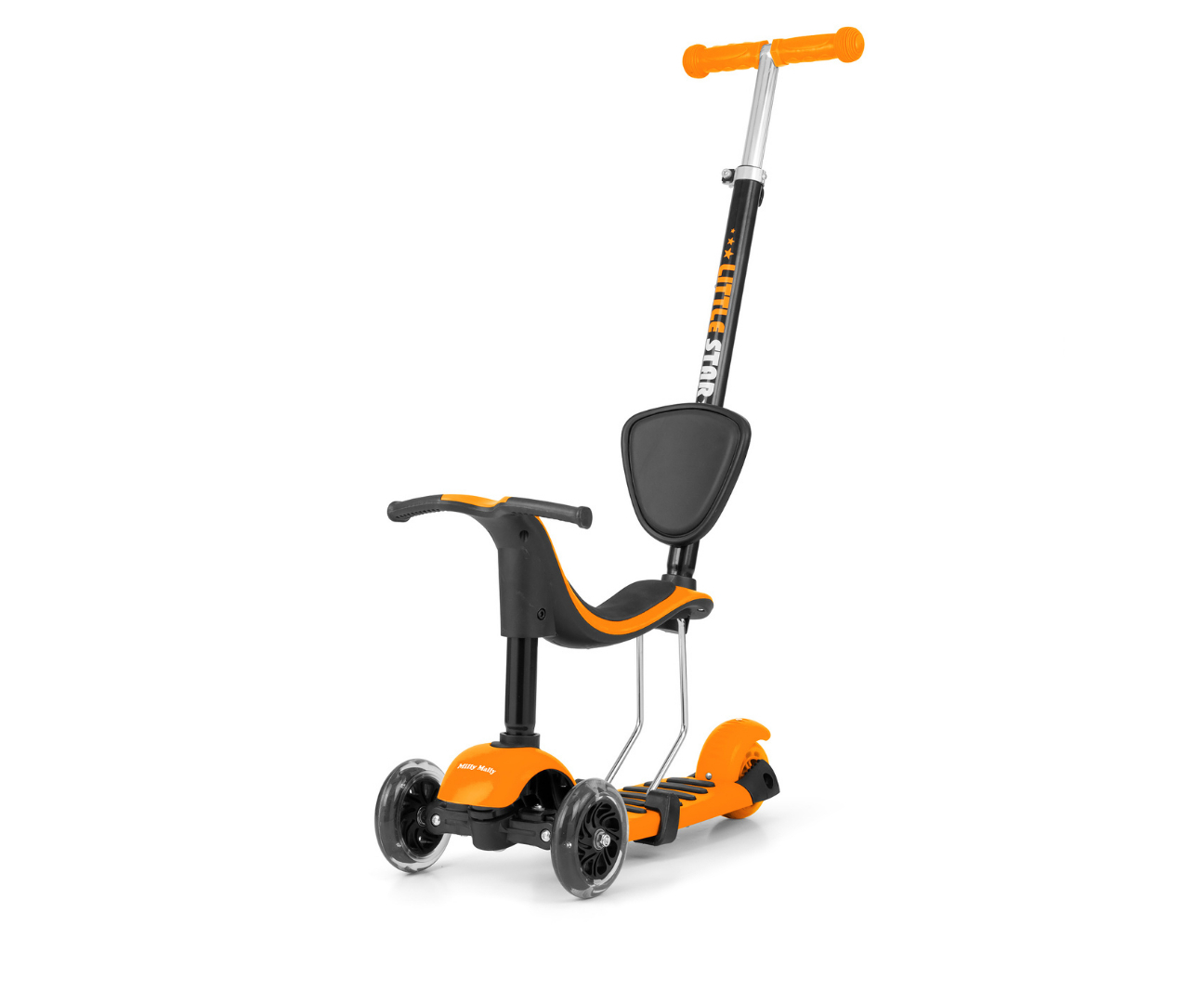 MILLY MALLY 2347 Hulajnoga SCOOTER Little Star orange