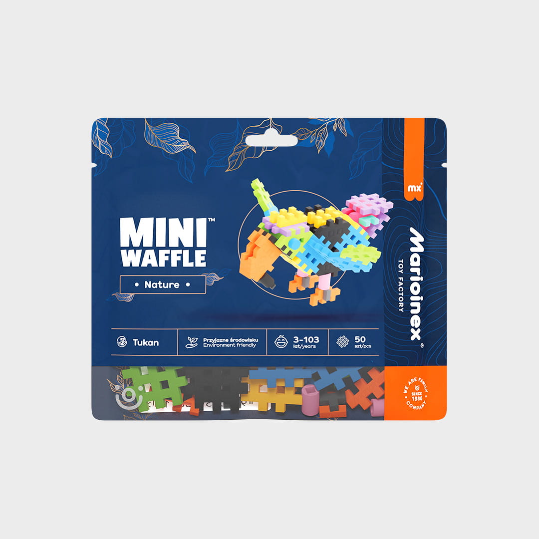 MARIOINEX 906118 Mini waffle nature (Tukan) 50 el.