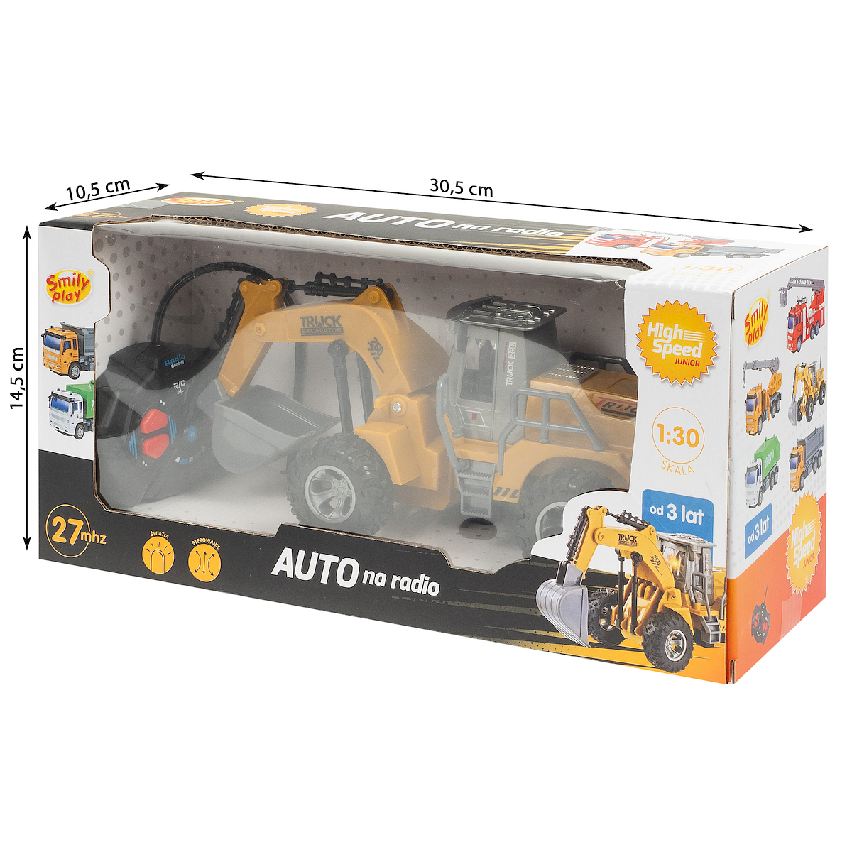 SMILY PLAY SP85166 Auto na radio - koparka