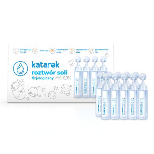 KATAREK Roztwór soli fizjologicznej 10x5ml NaCI 0,9%