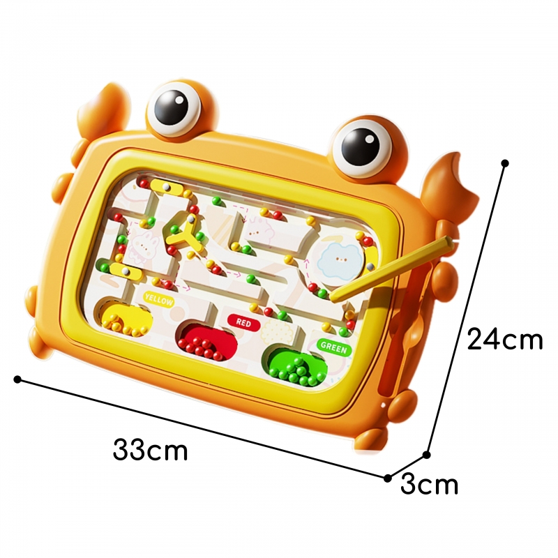 WOOPIE 55808 Tablica magnetyczna Labirynt Krab pomarańczowa - obrazek 2