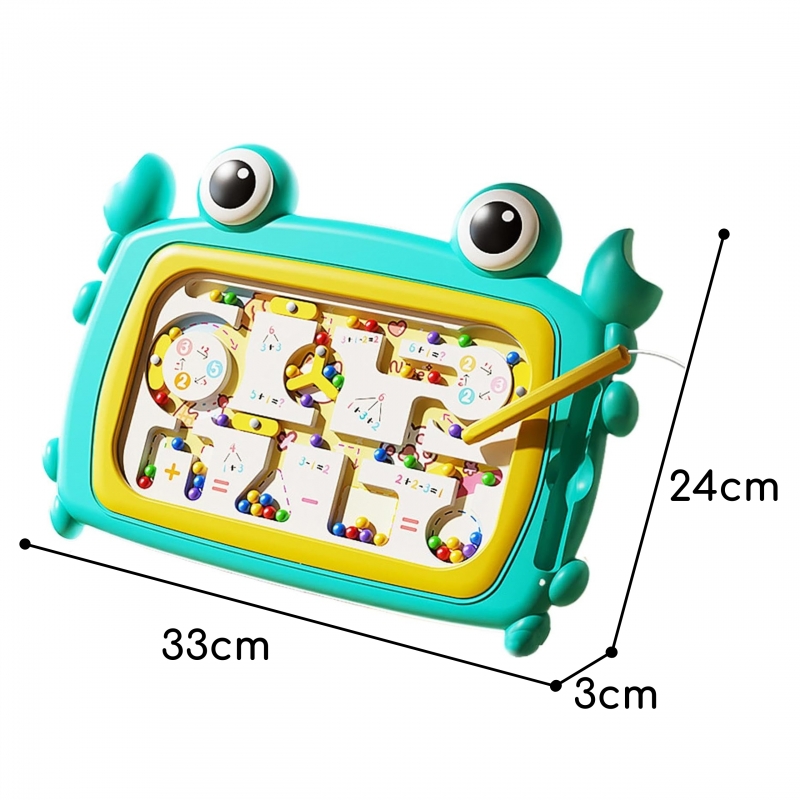 WOOPIE 557920 Tablica magnetyczna Labirynt Krab niebieska - obrazek 2