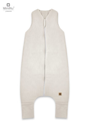 KIECZMERSKI Śpiworek do spania ocieplany z nogawkami MIMINU SOFT FLO S beż 80/98cm 1-2,5 roku
