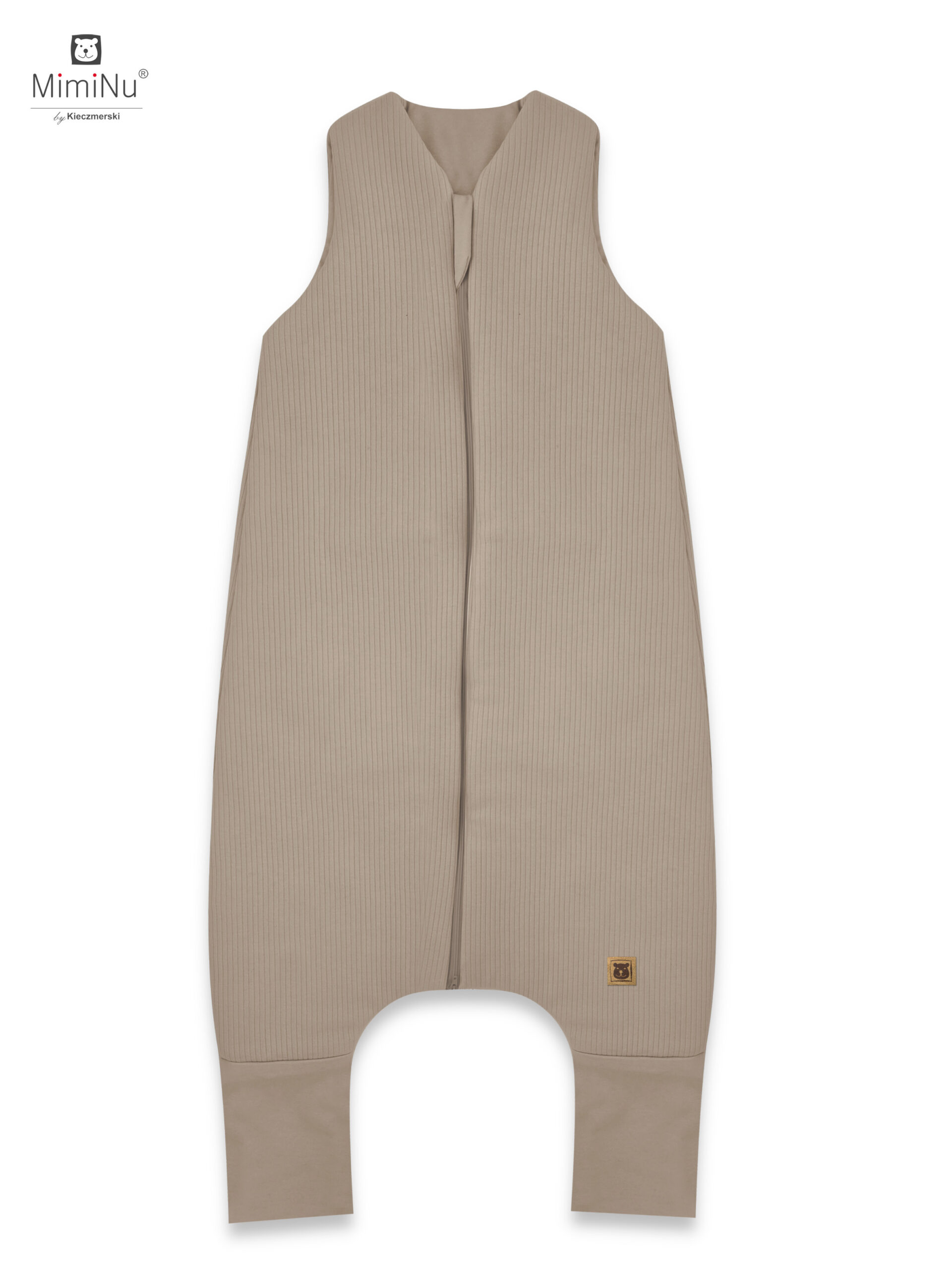 KIECZMERSKI Śpiworek do spania ocieplany z nogawkami MIMINU SOFT FLO S mokka 80/98cm 1-2,5 roku