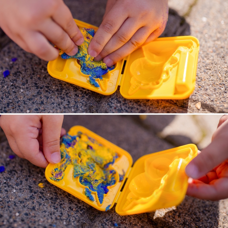 WOOPIE 54788 Stolik z piaskiem kinetycznym 0,6kg - obrazek 4