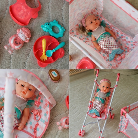 WOOPIE 56331 Zestaw Opiekunki z lalką 18w1 - obrazek 9