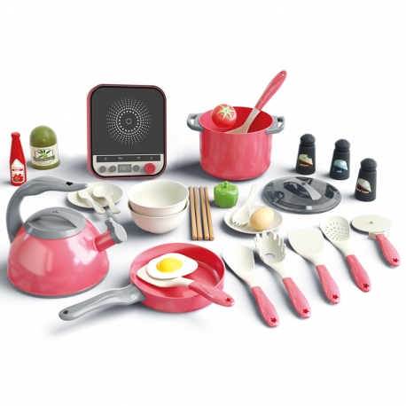 WOOPIE 56515 Zestaw Narzędzi Kuchennych Różowy 24el. - obrazek 4