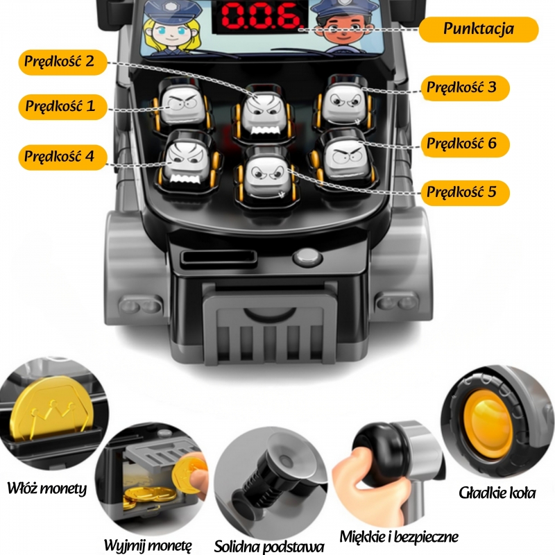 WOOPIE 55143 Gra Wbijanka Policyjna - obrazek 4