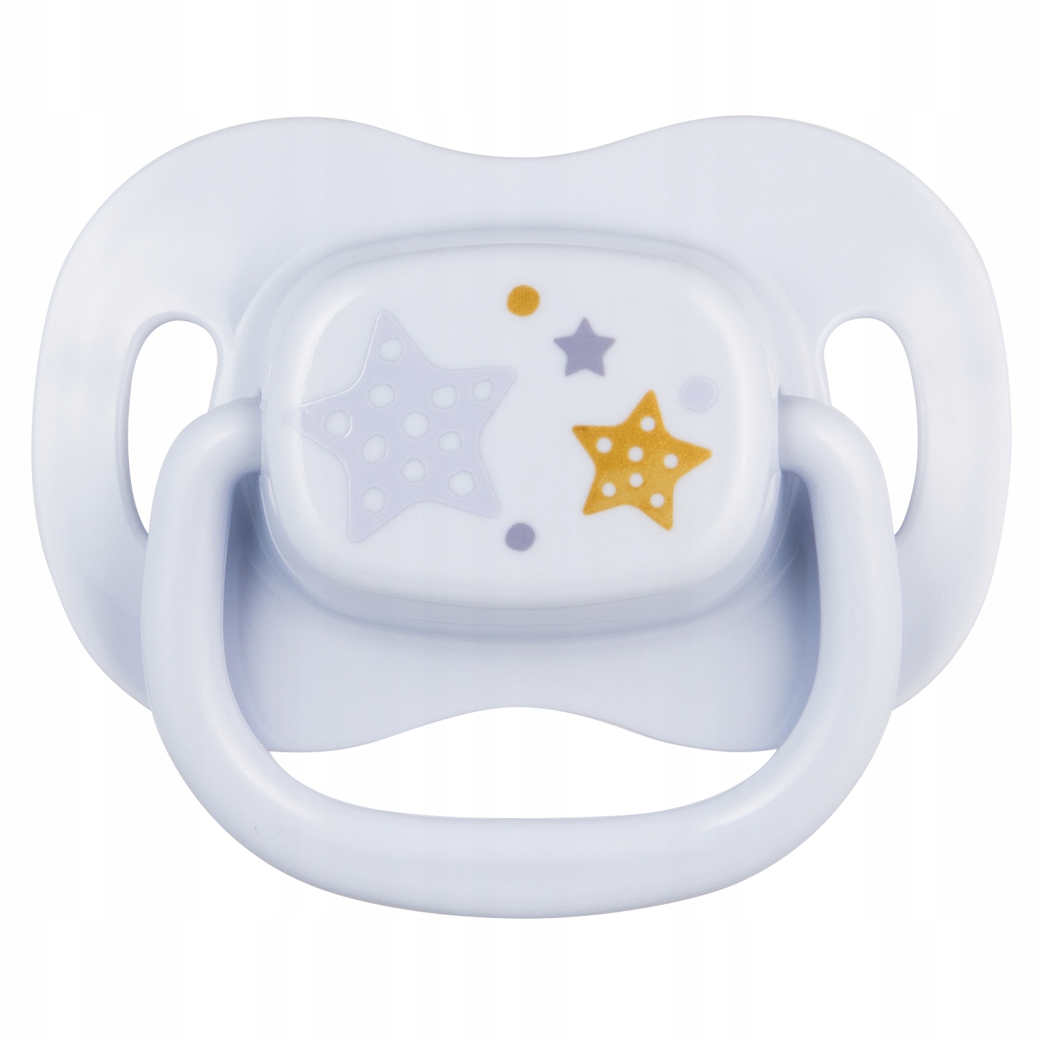 CANPOL 22/581_blu_new Smoczek uspokajający silikonowy symetryczny 6-18m-cy Newborn Baby niebieski