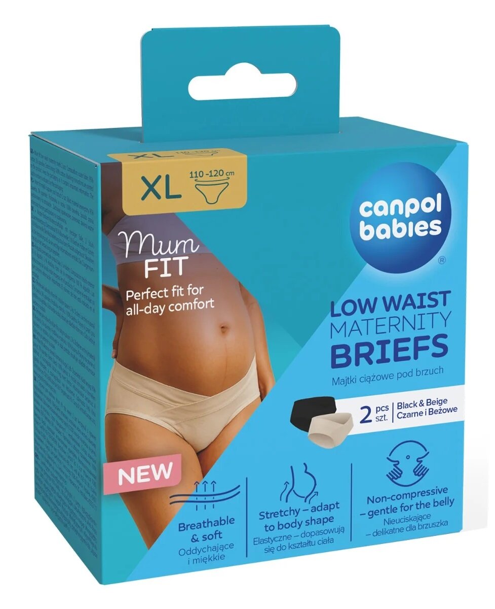 CANPOL 78/020 Mum fit majtki ciążowe pod rzuch rozmiar XL 2 szt.
