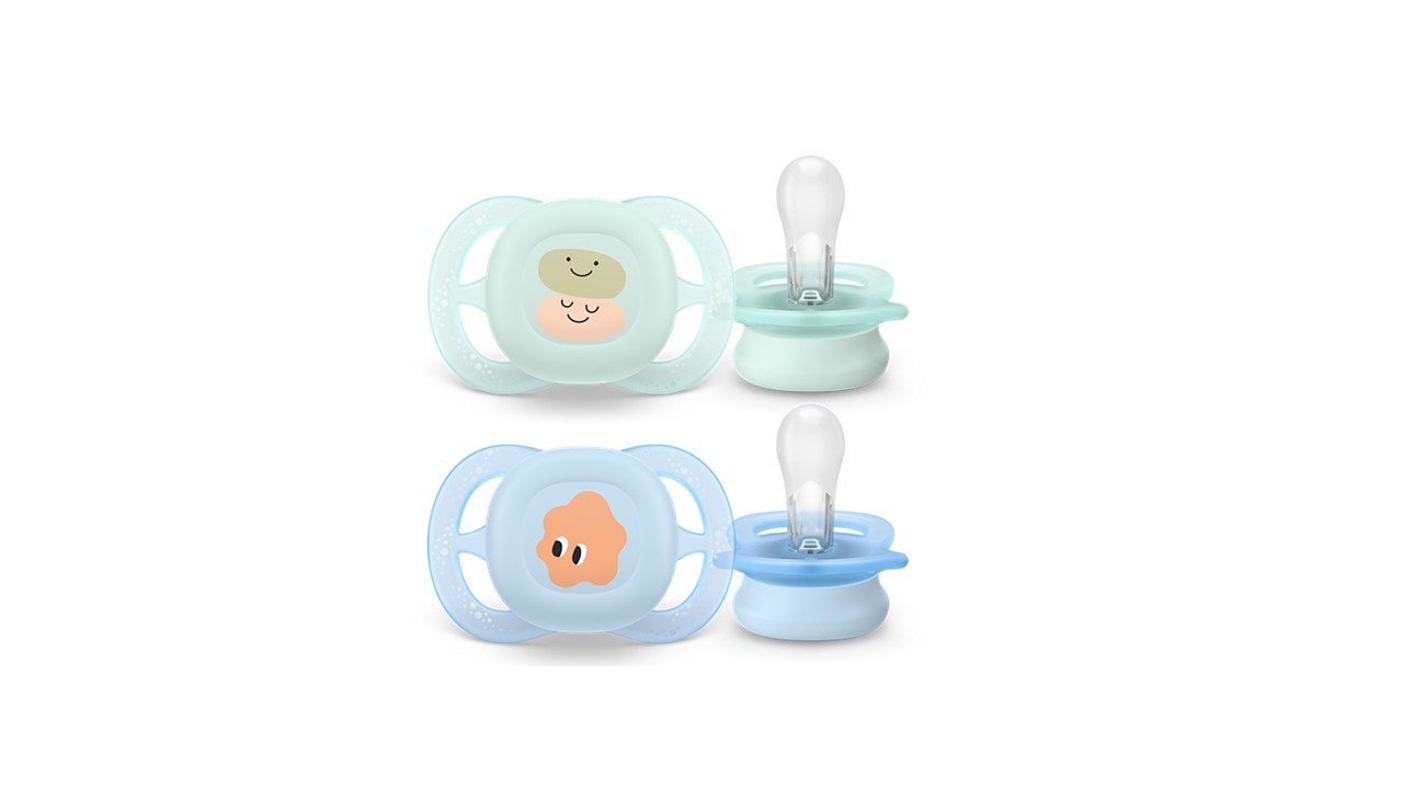 AVENT SCF075/14 Smoczek Ultra Start 0-2m 2 szt. stworki
