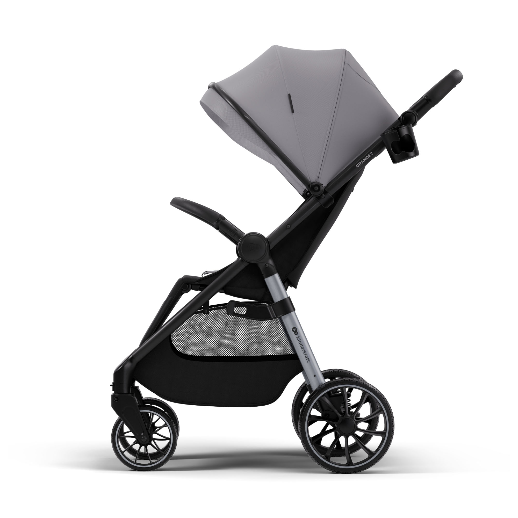 KINDERKRAFT Wózek spacerowy GRANDE 2 moonlight grey