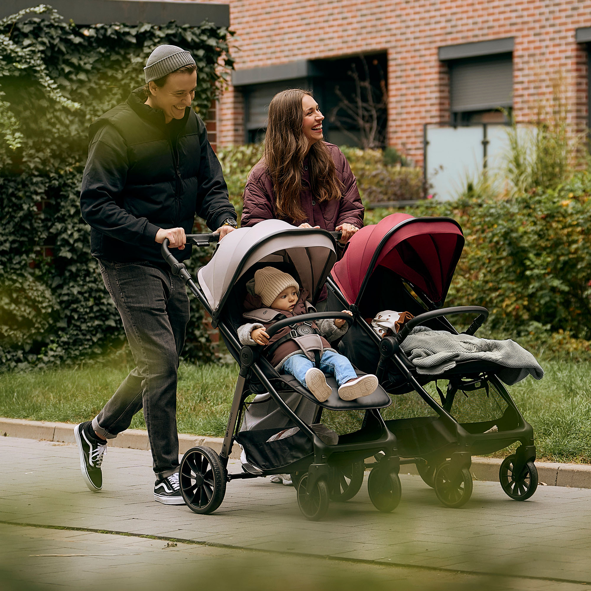 KINDERKRAFT Wózek spacerowy GRANDE 2 moonlight grey - obrazek 6