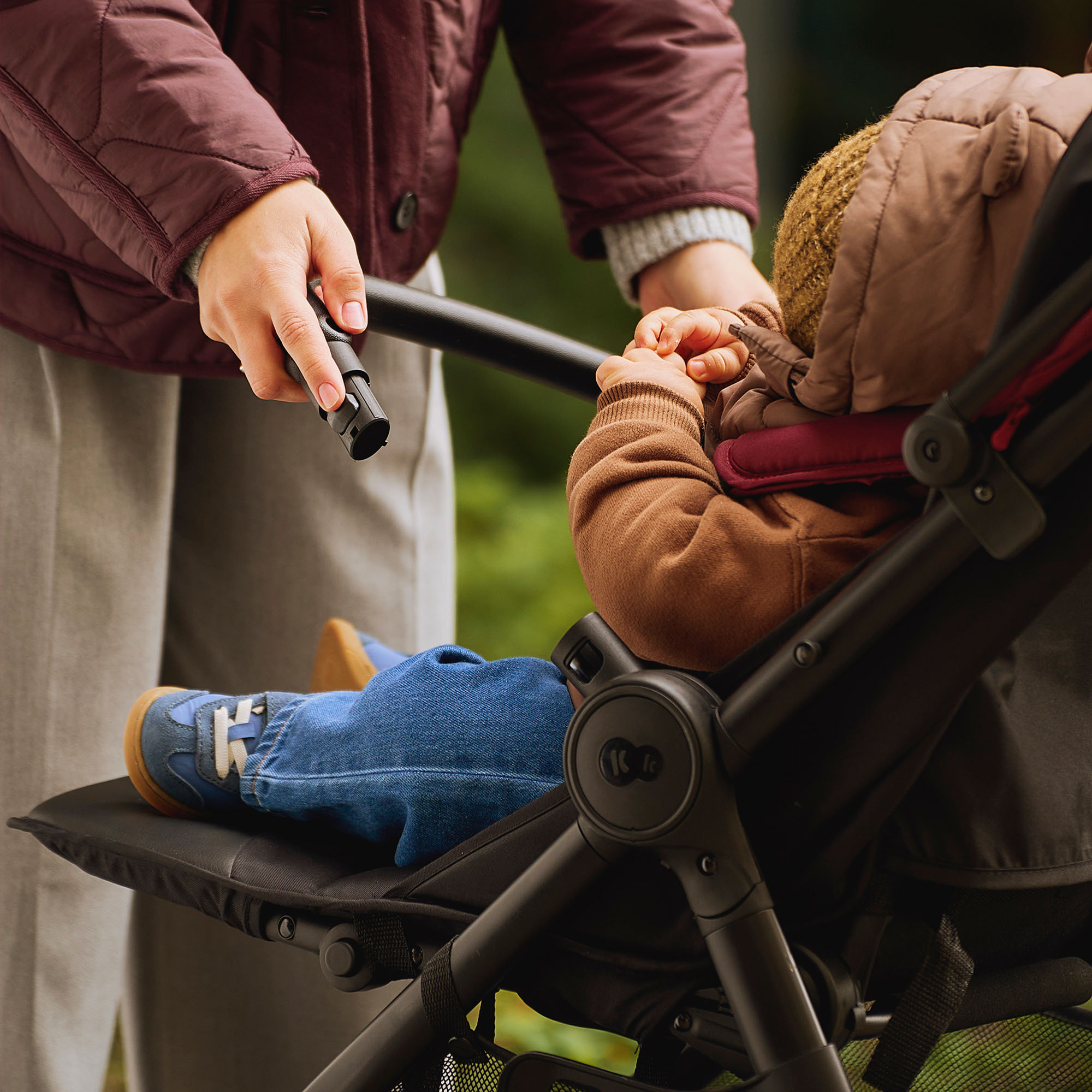 KINDERKRAFT Wózek spacerowy GRANDE 2 moonlight grey - obrazek 7