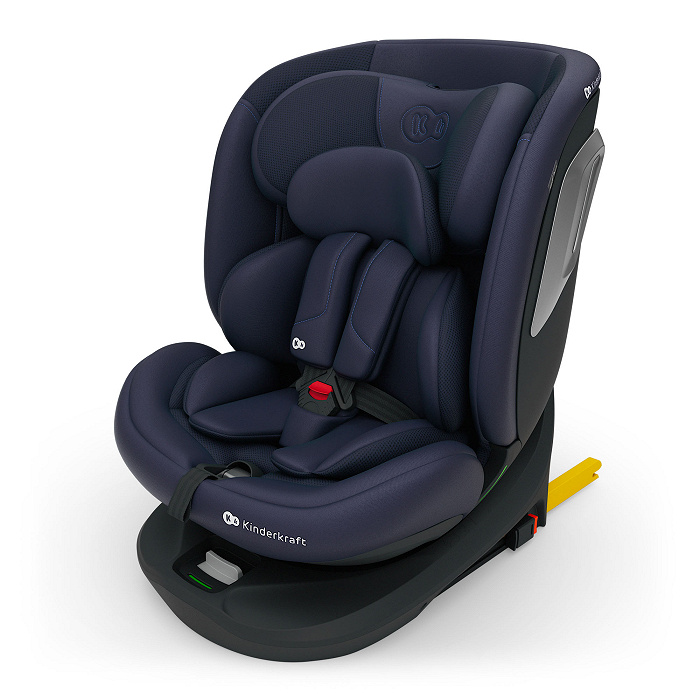 KINDERKRAFT Fotelik samochodowy I-GROW 2 PLUS i-Size navy
