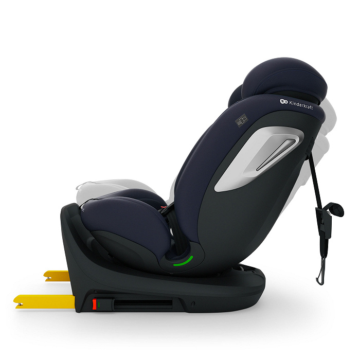 KINDERKRAFT Fotelik samochodowy I-GROW 2 PLUS i-Size navy - obrazek 5