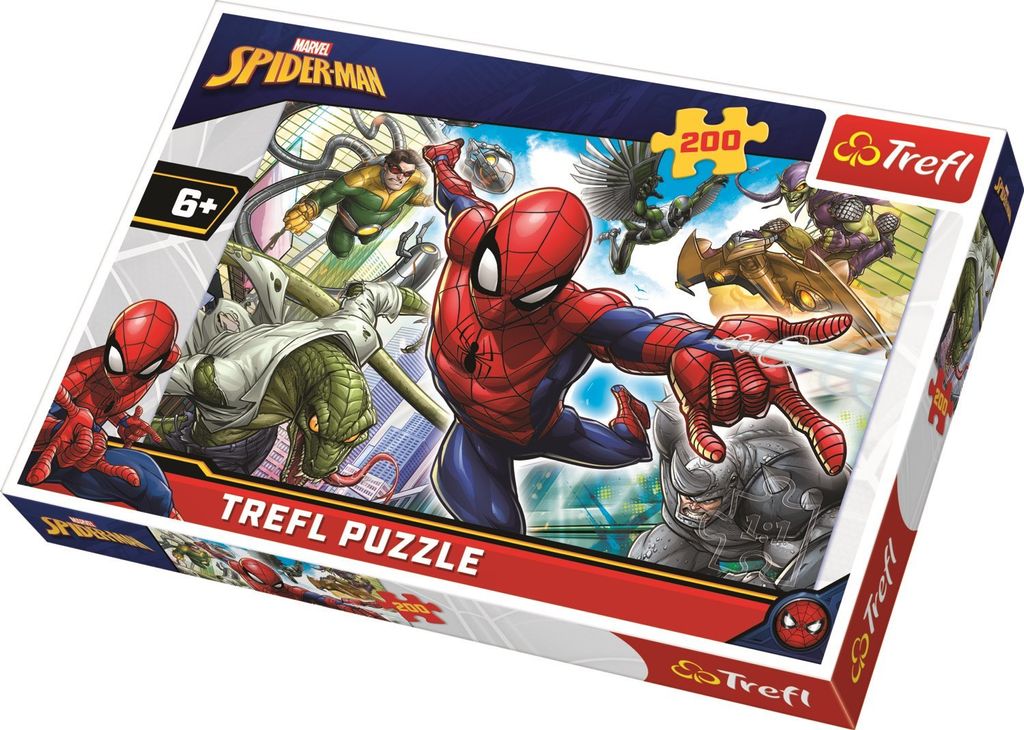 TREFL 13235 Puzzle 200 Urodzony bohater / Disney Marvel Spiderman