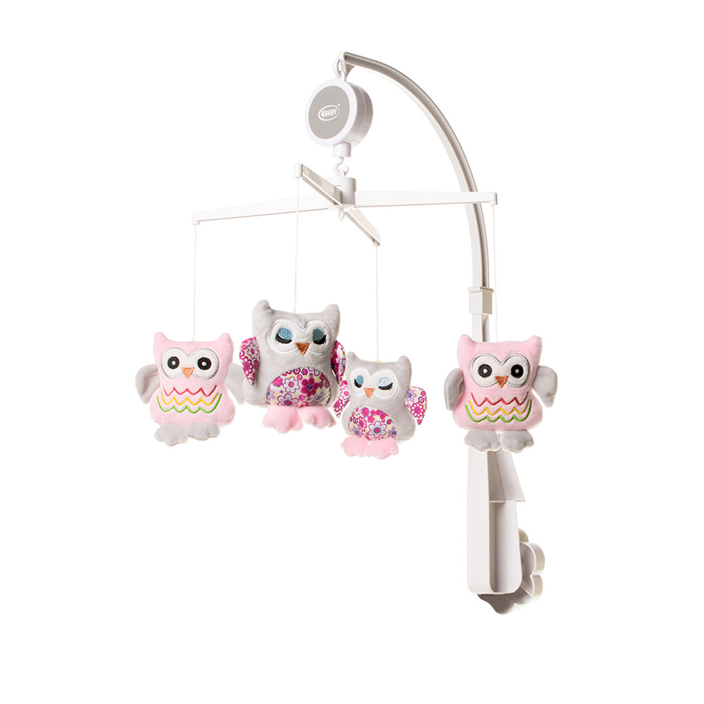 4 BABY OP08 P&E Karuzela Musical Mobile OWL