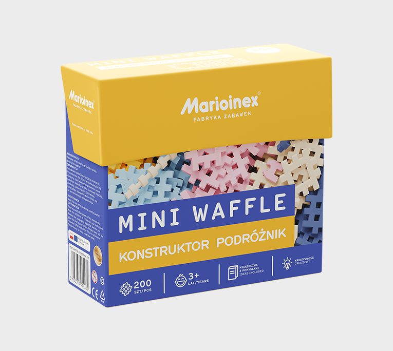 MARIOINEX 904282 Mini waffle - Konstruktor 200 el. Podróżnik